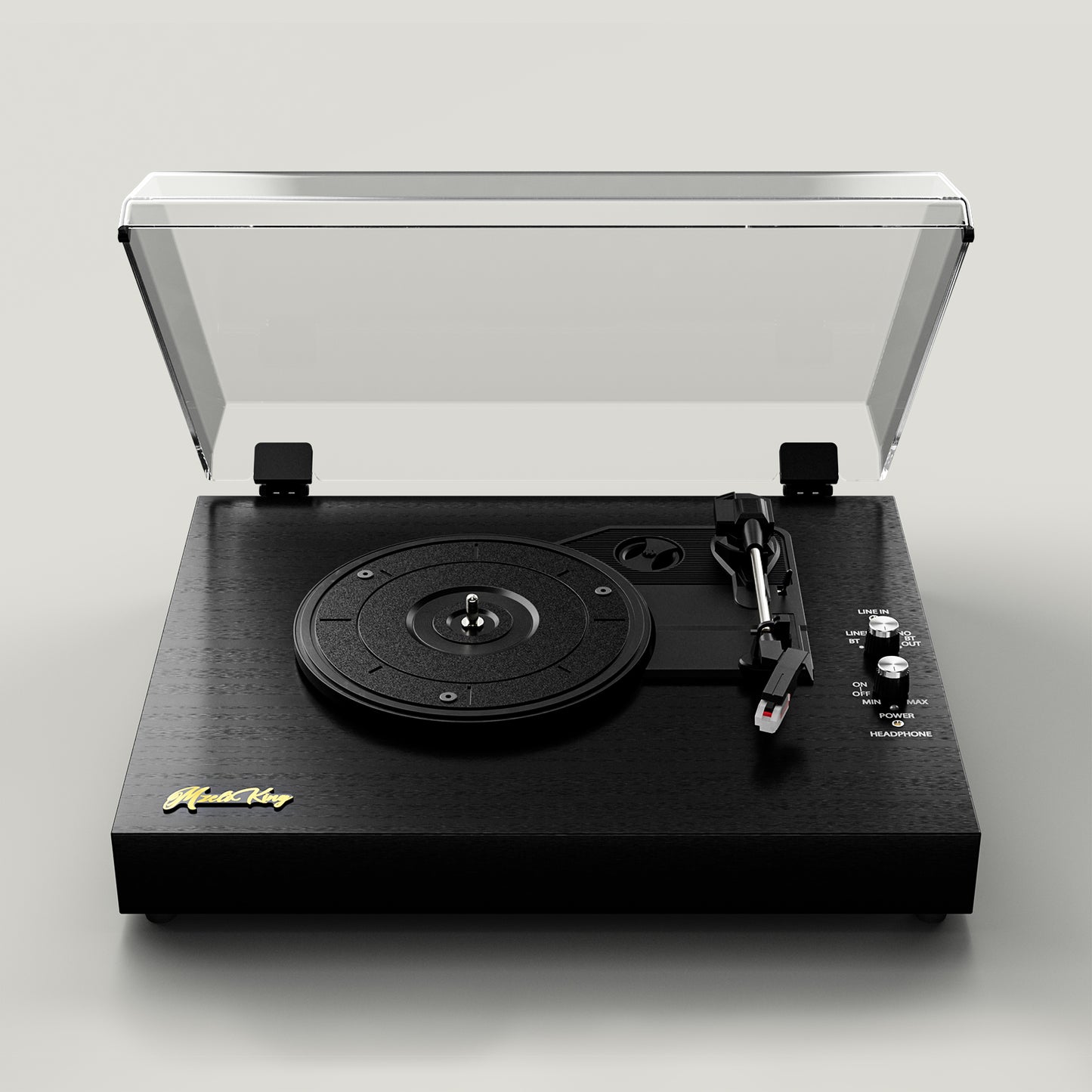 Vinyl Record Player with Built-in Speakers