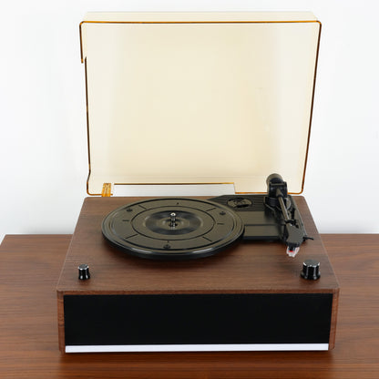 Vinyl Record Player Built-in Speakers Bluetooth Turntable with Light