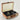 Vintage Vinyl Record Player With Built-In Speakers