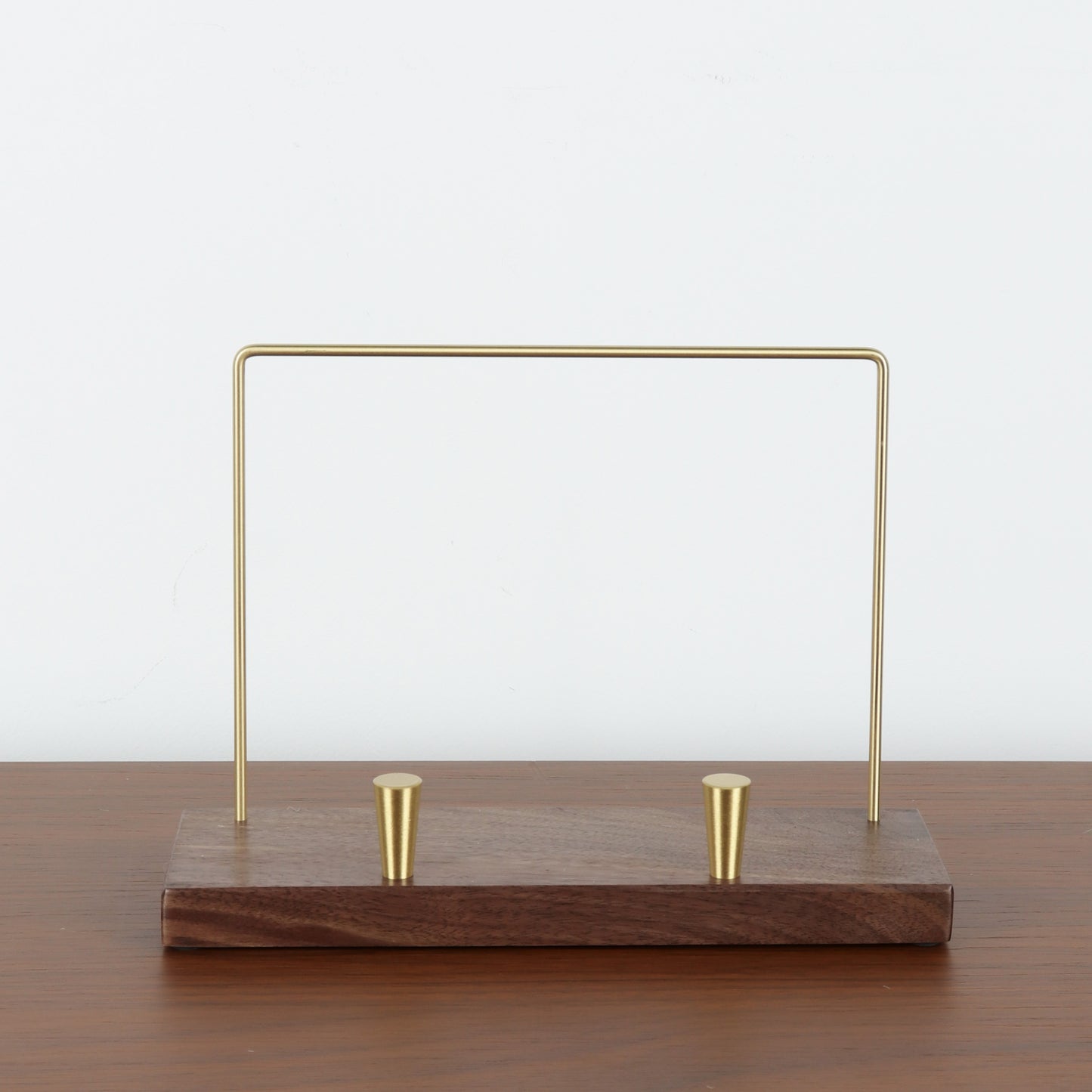 Walnut Wood Album Display Stand