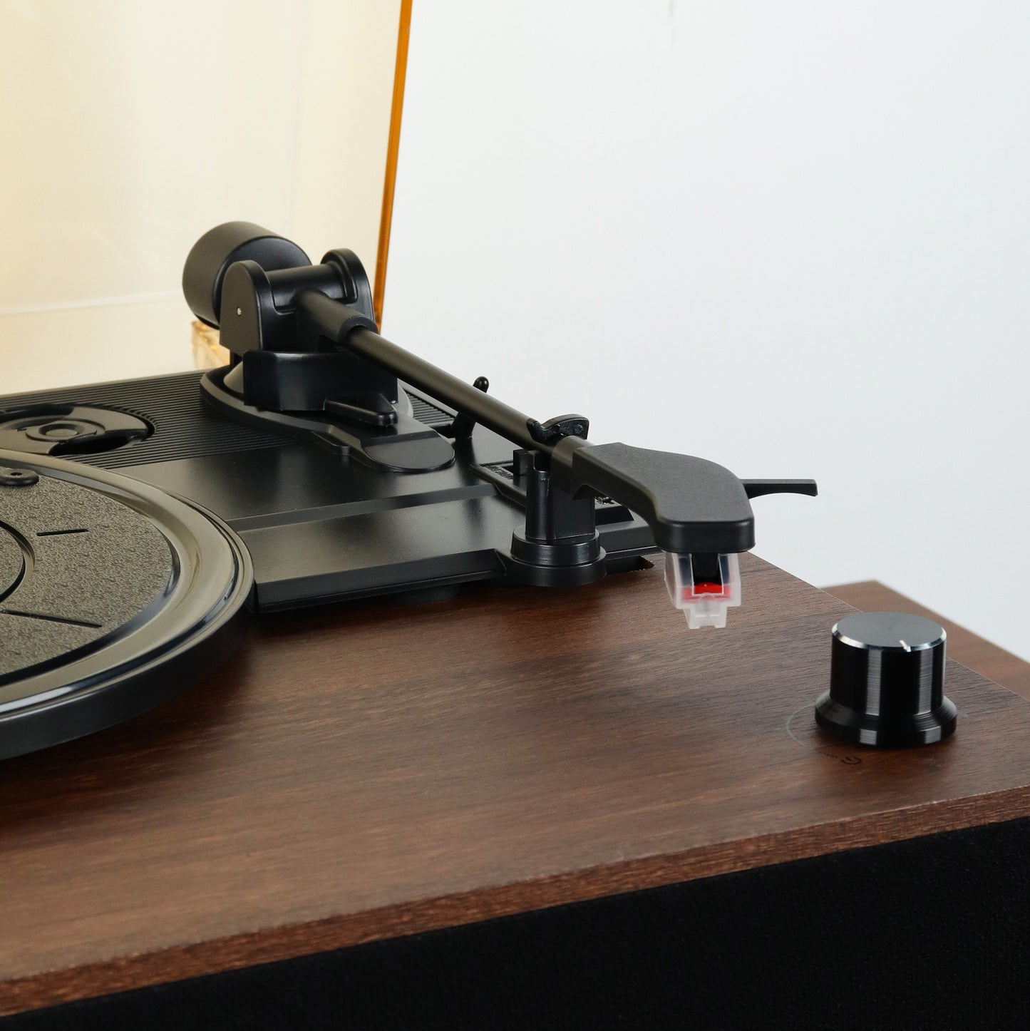 Vinyl Record Player Built-in Speakers Bluetooth Turntable with Light