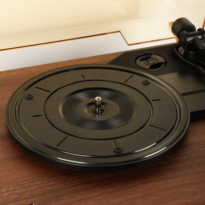 Vinyl Record Player Built-in Speakers Bluetooth Turntable with Light