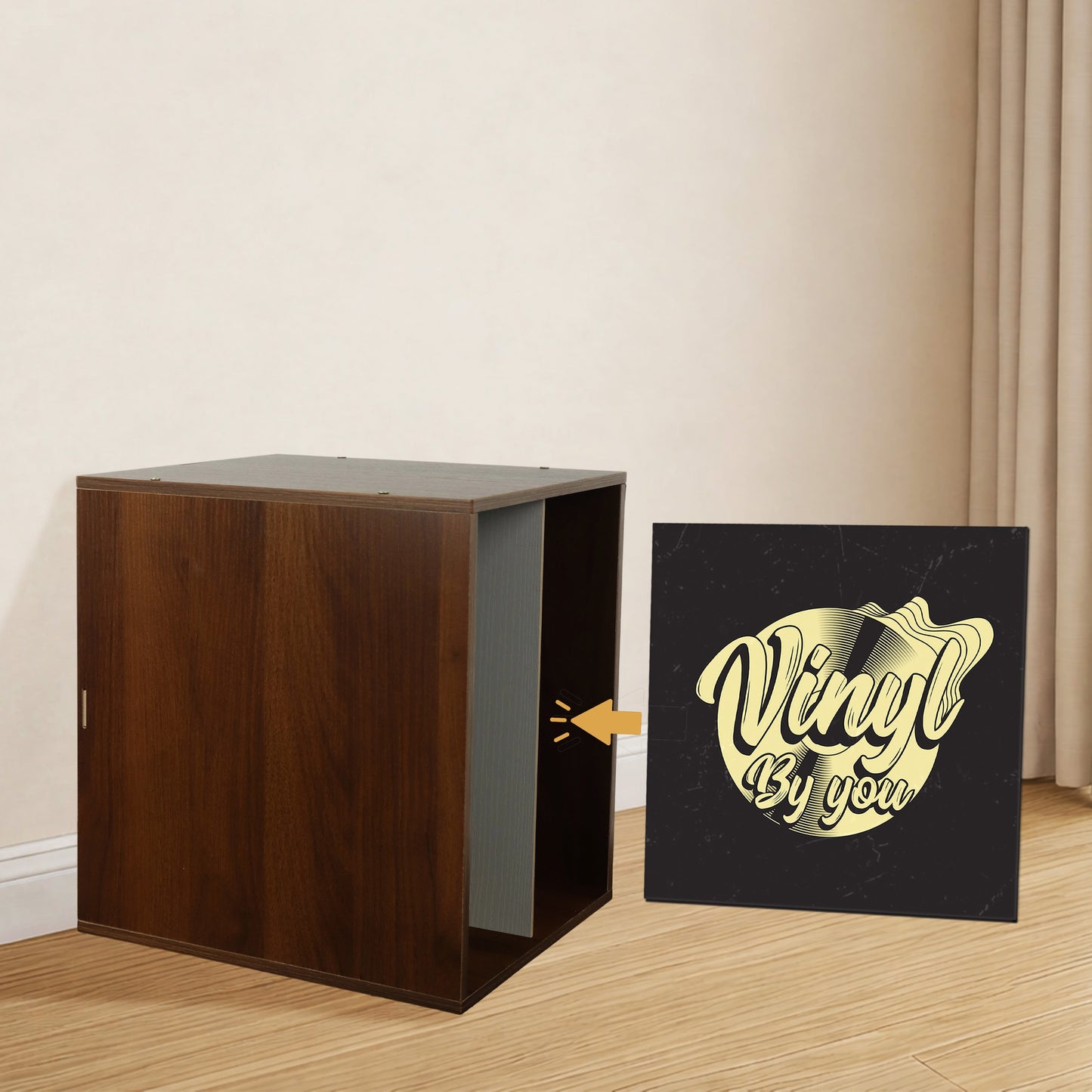 Vinyl Record Storage Box Stackable