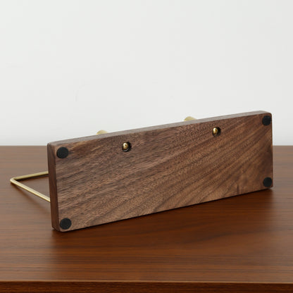 Walnut Wood Album Display Stand