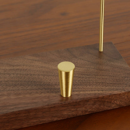 Walnut Wood Album Display Stand